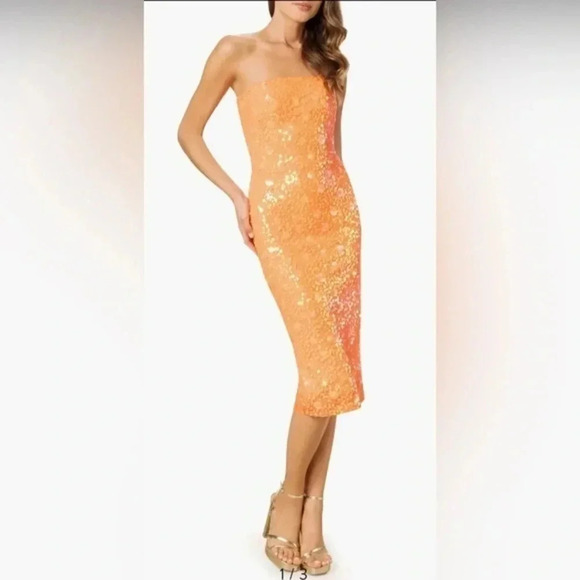 🆕 Dress The Population Sequins Dress 👗 Size Extra Small - Picture 1 of 10
